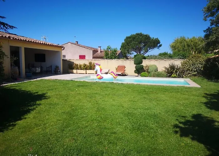 Non-smoking House Between Nimes And Avignon 10 Personnes וילה Meynes